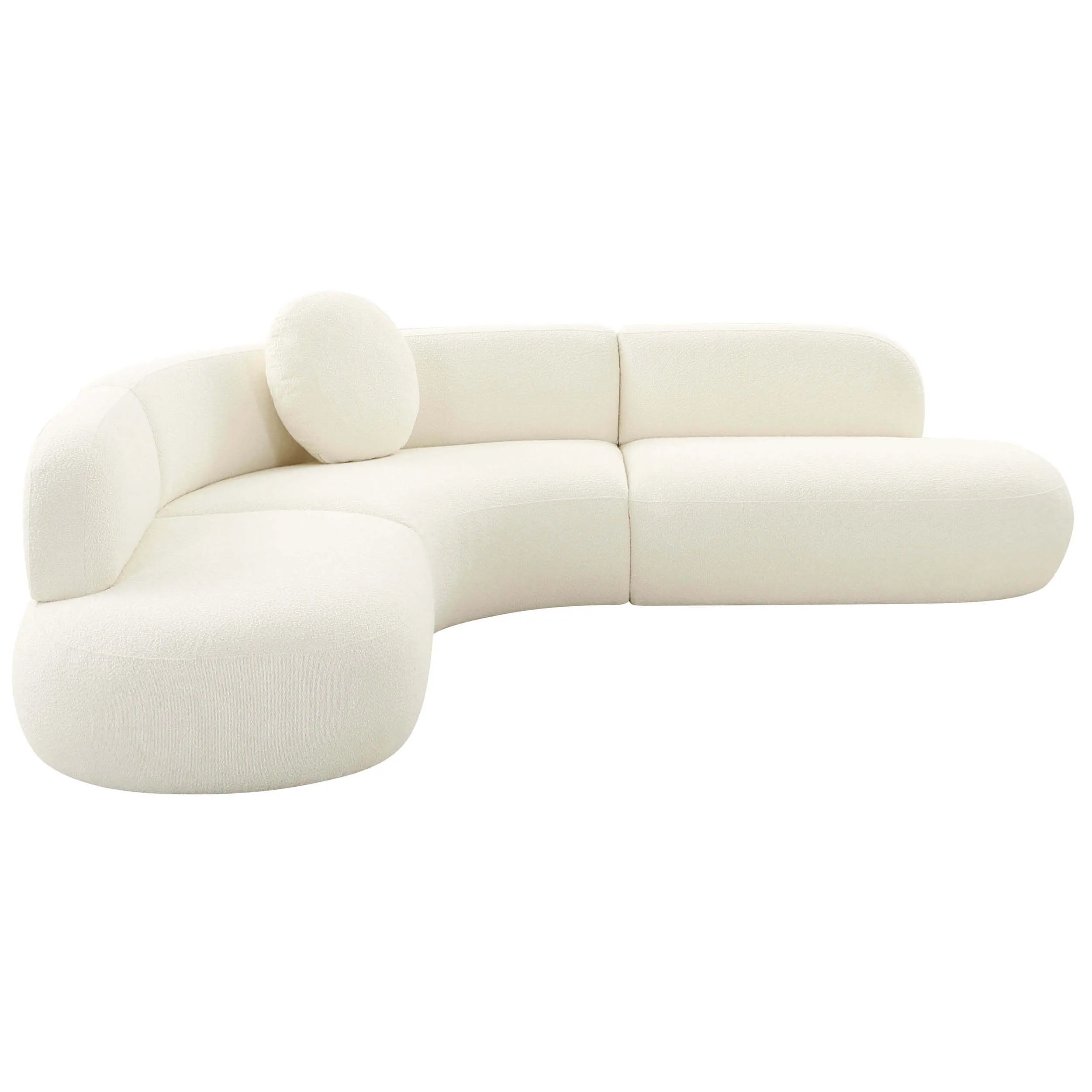 Broohah Sectional, Cream