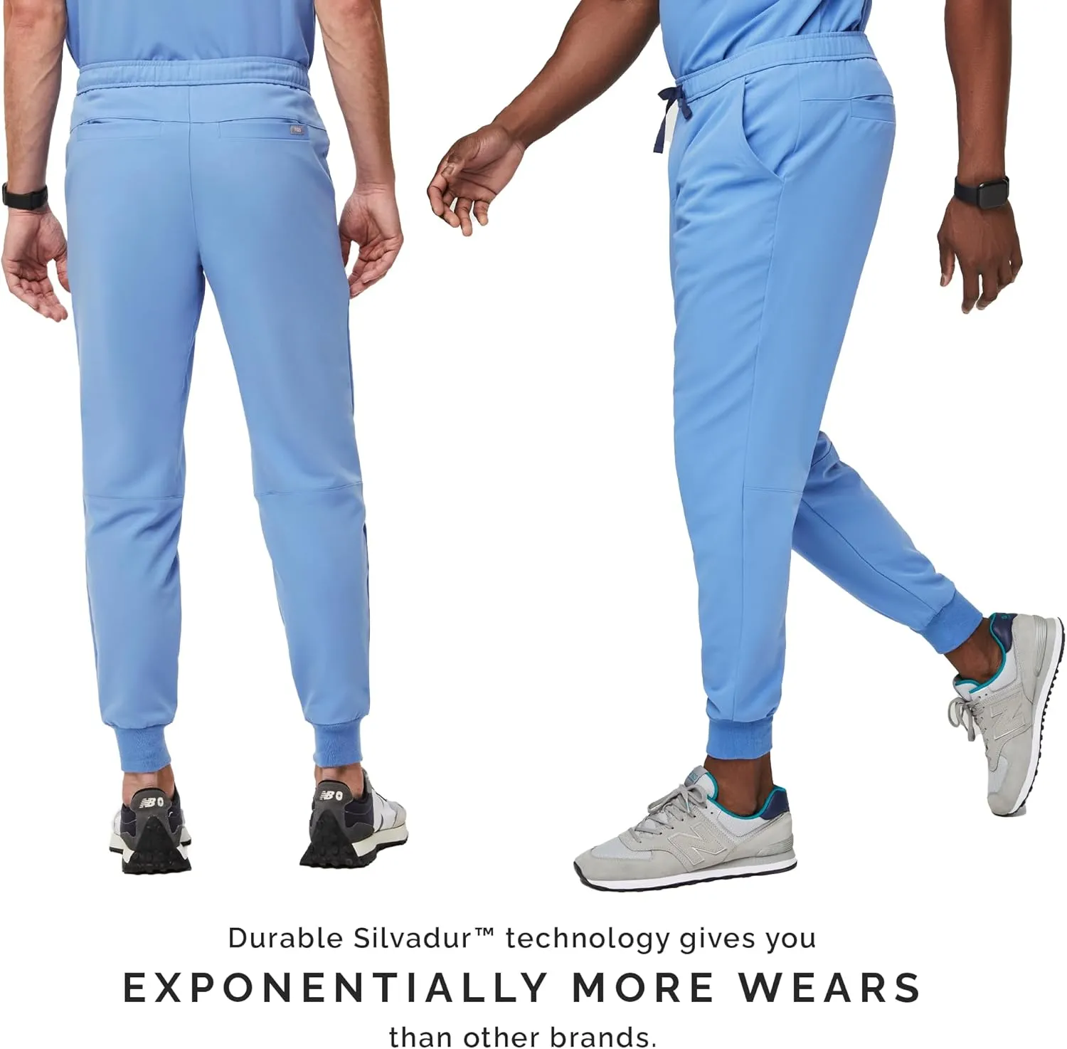 FIGS Tansen Jogger Scrub Pants for Men  Slim Fit, 5 Pockets, 4-Way Stretch, Anti-Wrinkle Mens Scrub Pants