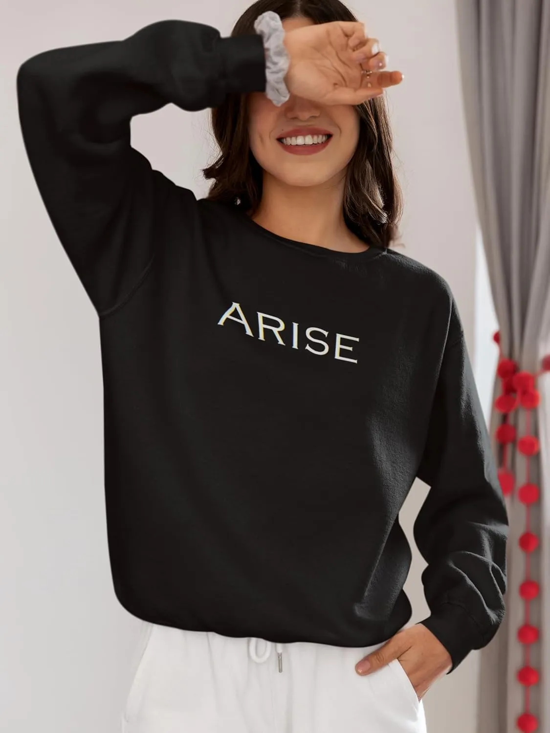 InkPressions ARISE Game Crewneck Sweatshirt Anime Fan Design Manga Lovers Aesthetic Japanese Streetwear Gamer Pullover Unisex