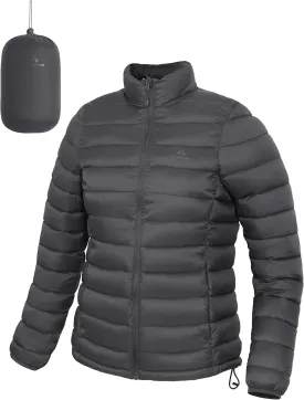 Pioneer Camp Women's Packable Puffer Jacket Winter Lightweight Quilted Coat Water-Repellent Insulated Thermal Warm Outerwear