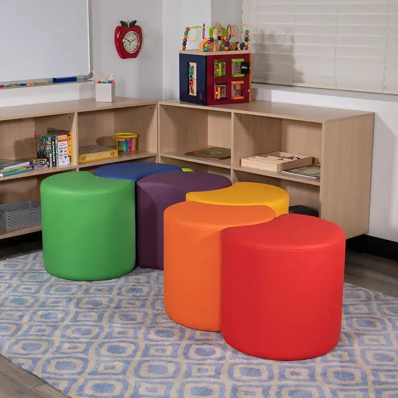 Soft Seating Flexible Moon for Classrooms and Common Spaces - 18" Seat Height