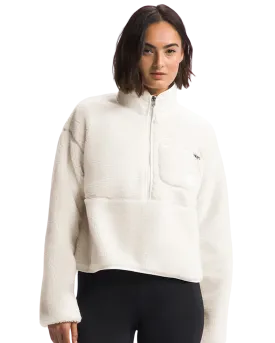 The North Face Women's Extreme Pile Pullover  - White Dune
