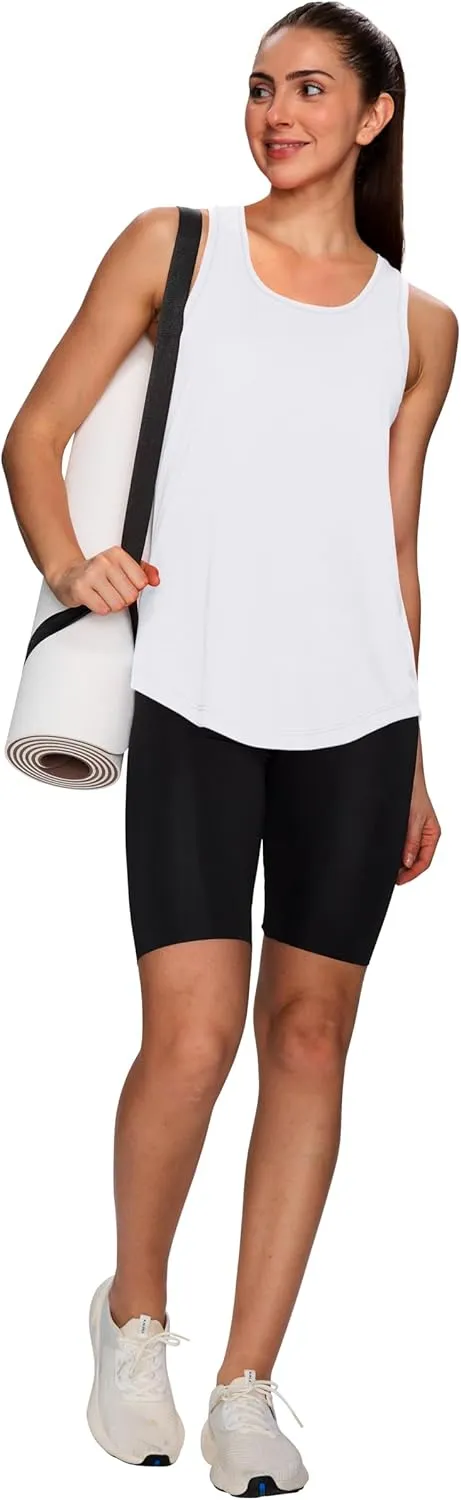WIHOLL Workout Tops for Women Summer Athletic Tank Tops Sleeveless Shirts Beach Lightweight Gym Clothes