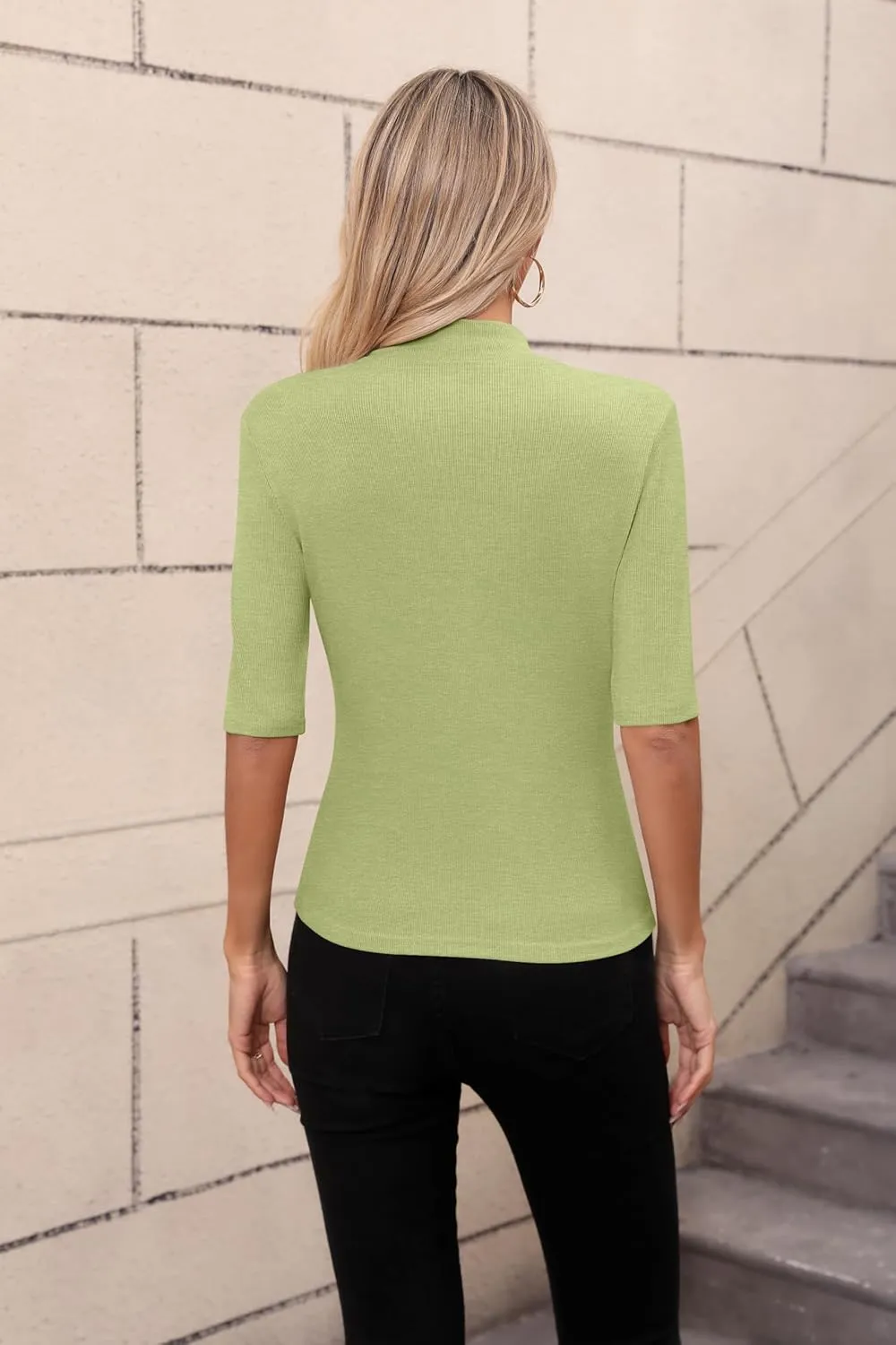Womens Tops Summer Short Sleeve Shirts Business Dressy Casual T Shirts Tops for Women Trendy